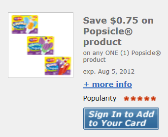 Popsicles Just 25¢ after New Digital eCoupon at Kroger, Ralphs and Other Affiliate Stores!
