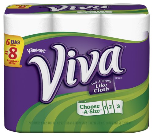 Viva Big Roll Paper Towels for $1.34 Per Roll