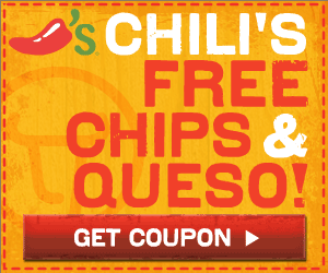Chili’s Free Chips and Queso Coupon