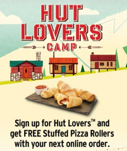 Pizza Hut: Free Order of Stuff Pizza Rollers With Email Signup