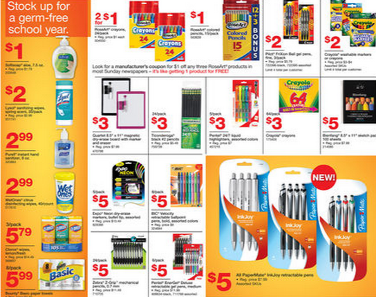 Staples Back to School Deals for 07/29-08/04