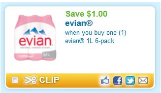 Printable Coupons: Evian Water, Ocean Spray, Reach Toothbrushes, Advil, Chex Mix and More