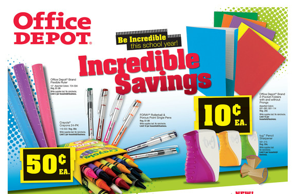 Office Depot Back to School Deals for 07/15-07/21