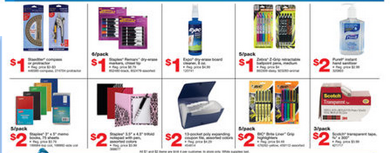 Staples Back to School Deals for 07/15-07/21