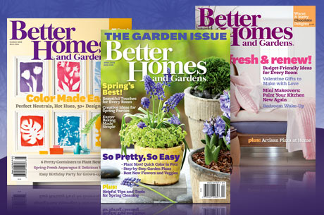 Better Homes & Garden Magazine Subscription for $4.50 (38¢ per issue)