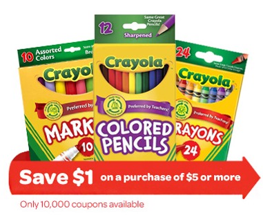 Crayola Printable Coupons