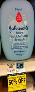 Rite Aid: Possible J&J Baby Products Double Rewards *Last Day*