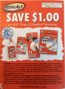 New Rose Art Printable Coupons Plus Target and Staples Scenarios ( LOTS of FREE Supplies)