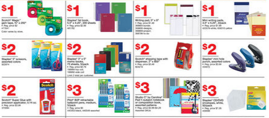 Staples Back to School Deals for 08/12-08/18