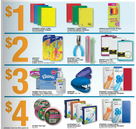 OfficeMax Deals for 08/26-09/01