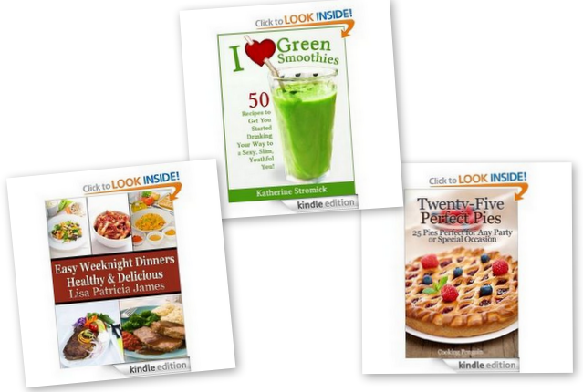 Free Kindle Recipe Books: Smoothies, Pies and Weeknight Dinners