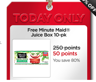 My Coke Rewards: Free (up to $4.43) Minute Maid® Juice Boxes, 10-pk. any variety Coupon