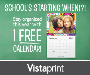 Vistaprint: FREE Photo Calendar (Just Pay Shipping)