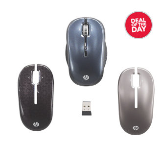 HP – USB Wireless Optical Mouse $10 with Free Shipping
