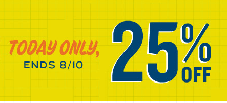 Old Navy Coupon Code for 25% off