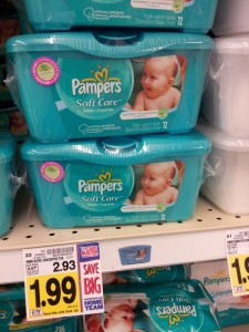 Kroger & Affiliate Stores: Pampers Wipes As Low As 99¢ After Coupon Doubles