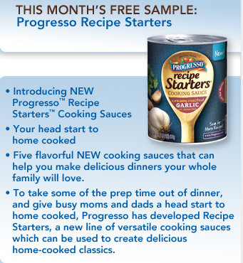 FREE Progresso Recipe Starters Sample for Pillsbury Members – 1st 10,000 *Expired*