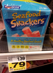 FREE Seafood Snackers at Kroger (& affiliates) or 50¢ at Walmart