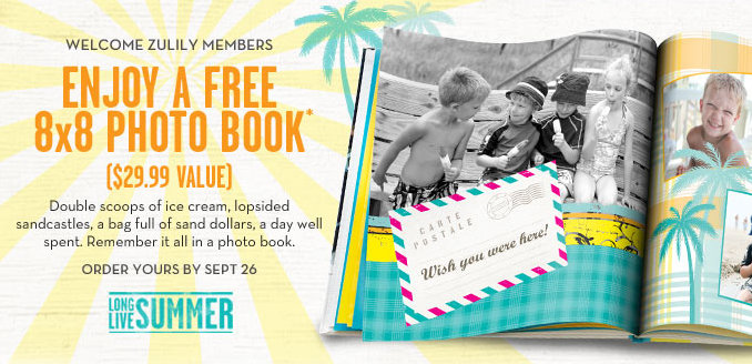 Free 8×8 Photo Book from Shutterfly.com