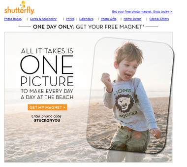 Shutterfly: FREE Photo Magnet Just Pay Shipping (Today Only)