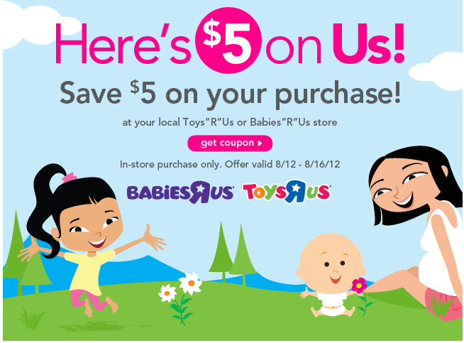 HOT Toys R Us Printable Coupon : Get $5 off $5+ Purchase! *NEW LINKS*