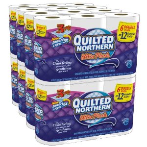 Quilted Northern Ultra Plush 48 Double Rolls for $22.74 Shipped (24¢ per single roll)