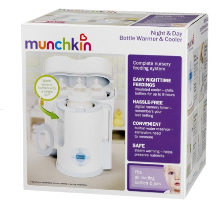 Munchkin Night & Day Digital Bottle Warmer & Cooler $25