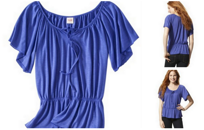 Mossimo Supply Co. Juniors Short Sleeve Top – Assorted Colors only $8 Shipped