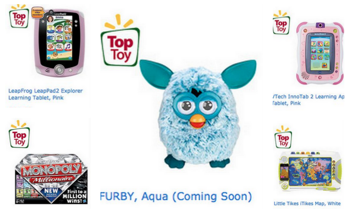 Walmart’s Top 20 Toys List of 2012