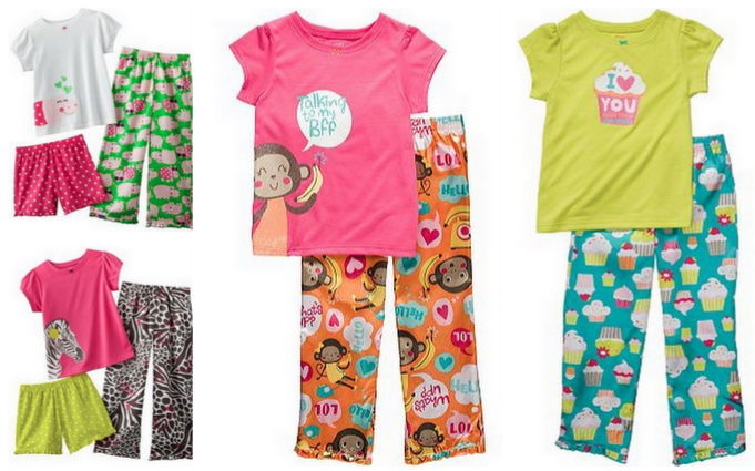 Carter’s Pajama Sets (Sizes 4 and 5) for as low as $7.20 Shipped