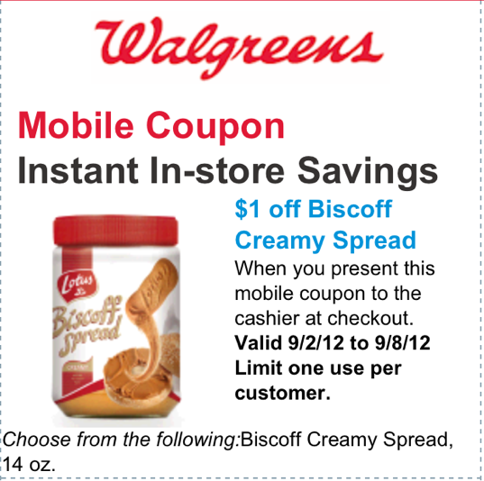 Walgreens: Biscoff Creamy Spread only $2.24 per Jar