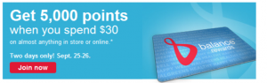 Walgreens 2 Day Balance Rewards Points Promotion (9/25 and 9/26)