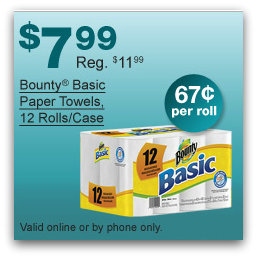 Staples: Bounty Paper Towel Only $7.99