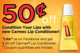 Carmex Lip Conditioner Printable Coupon