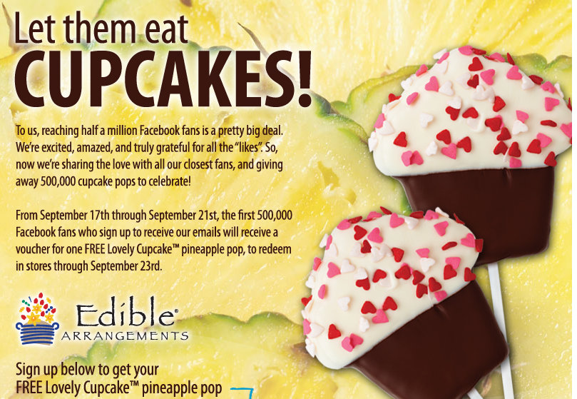 FREE Lovely Cupcake Pineapple Pop