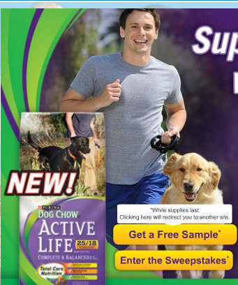 FREE Sample of Purina Active Life Dog Chow