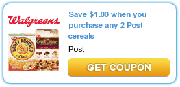 Two New Post Cereals Printable Coupons