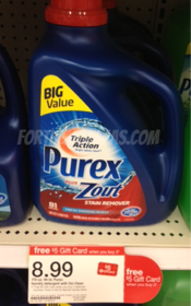 Purex Detergent Coupon + Target Stack Scenario