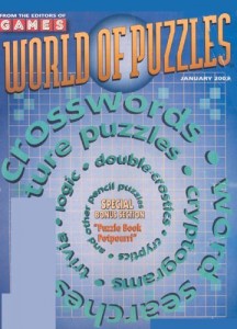 Games World of Puzzles Magazine Subscription for $9.98 per year