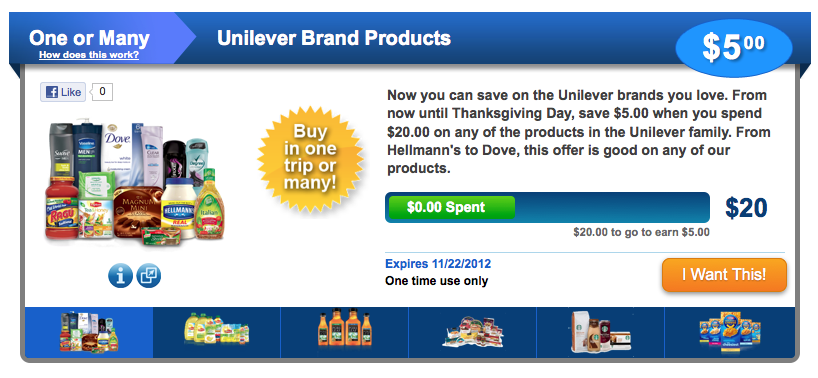 SavingStar: Get $5 Reward With Unilever Products