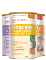 Free Sample of Simply Right Baby Formula