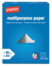 FREE Staples Multipurpose Paper With New Store Coupon and Easy Rebate