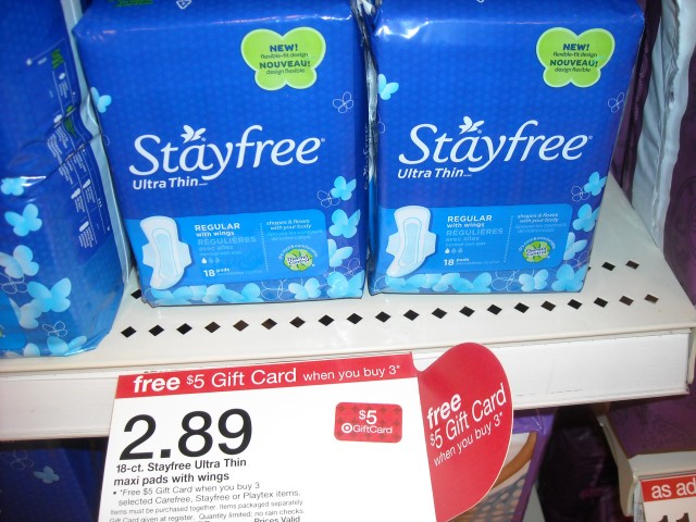 New Stayfree and Carefree Coupons + Target Moneymaker Scenarios