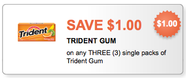 New Trident Printable Coupon + Upcoming Walgreens Scenario