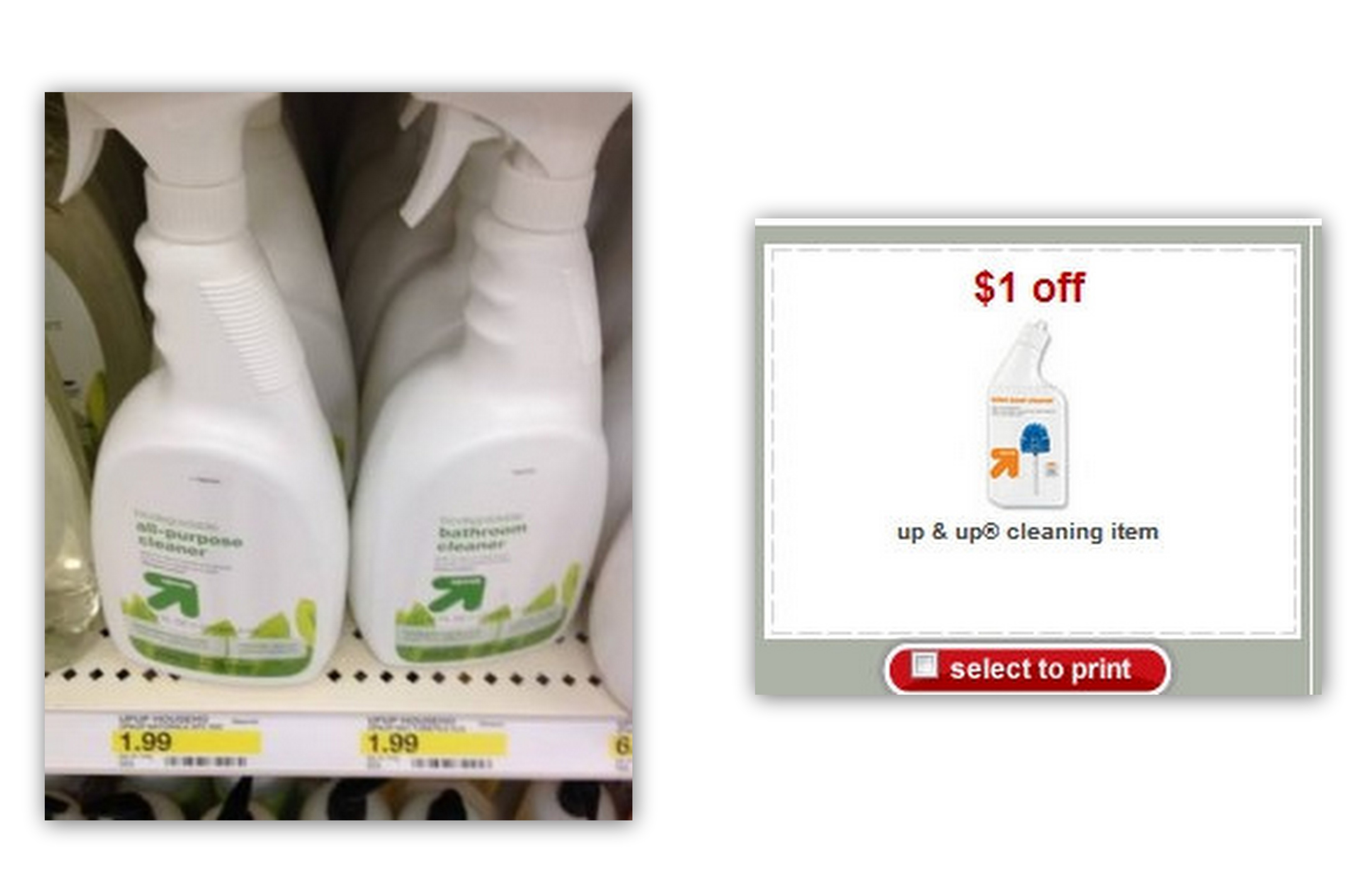 Target: up & up Cleaning Products as low as FREE