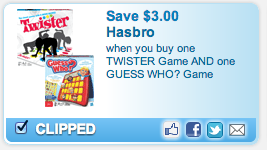 Printable Coupons: Birds Eye, Pediacare and Game Coupons From Hasbro, Twister and More