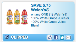 Printable Coupons: Fresh Express Blend, Welch’s 100% White Grape Juice, Nature’s Own, Ronzoni and More