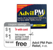Walgreens: Free Advil PM with Printable Coupons