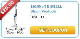 Bissell Cleaners Printable Coupons (up to $32 in savings)