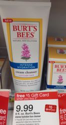 Burt’s Bees Intense Hydration Cream Cleanser Gift Card Deal at Target